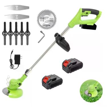 Imagem de Aparador de Grama OEM Recarregável 21V 450W com Lâmina e Disco para Jardim a Bateria