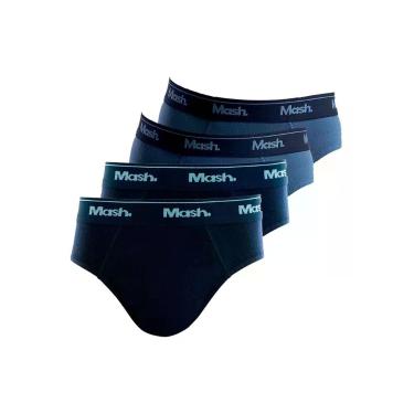 Imagem de Kit com 4 Cuecas Infantil Slip Mash 193.01 Colorido, Azul, M