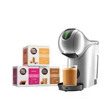 Imagem de Kit Cafeteira de Cápsula Nescafé Dolce Gusto Genio S Touch Prata 220V