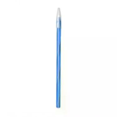 Imagem de Caneta Cis Spiro Glow com Escrita Suave e Tinta Neon Vibrante Ponta 0.7MM Unidade para Estudos e Artes Azul