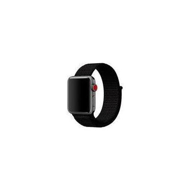 Imagem de Pulseira Nylon Loop para Apple Watch 42mm e 44mm -PRETO - xdoria
