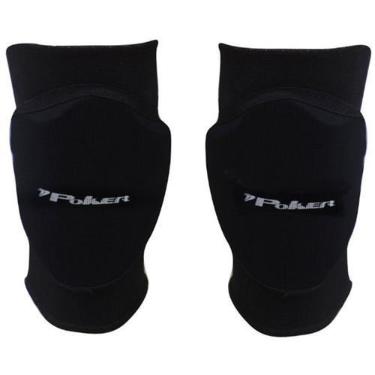 Imagem de Joelheira de Goleiro De Futsal (Par) Poker Profissional, Preto, G