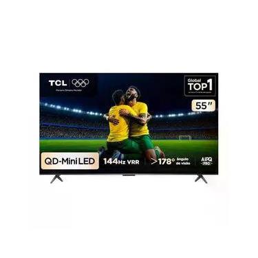 Imagem de Smart TV TCL C6K 55 Polegadas 4K QLED Mini LED Preto Android TV 144Hz Bivolt