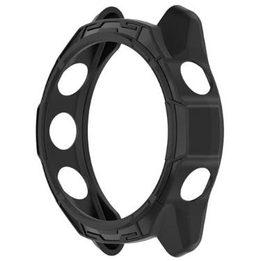 Imagem de MOTONG Capa protetora compatível com Garmin Forerunner 970 - Capa protetora de relógio de TPU compatível com Garmin Forerunner 970 (preto)