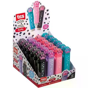 Imagem de Borracha Caneta FLUFFY PETS 4 Cores - Summit