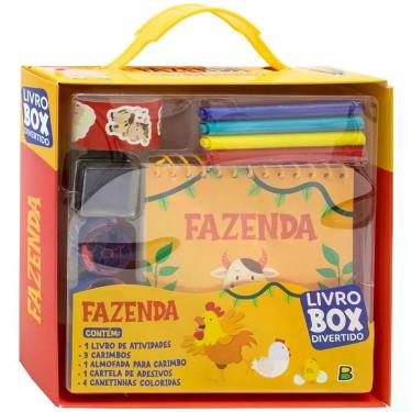 Imagem de Livro - Livro-BOX divertido! Fazenda