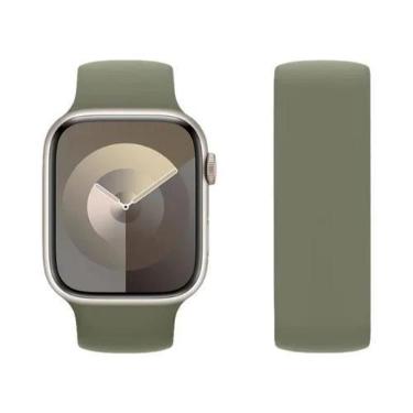Imagem de Pulseira De Silicone Solo Loop Para Apple Watch De 44mm 45mm 46mm 49mm