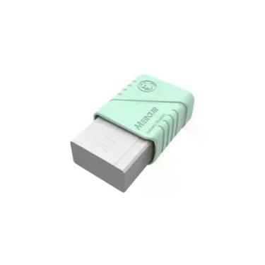 Imagem de Borracha Mercur TR 18 com Capa Protetora Tons Pastel para Uso Escolar e Profissional 1 Unidade Verde