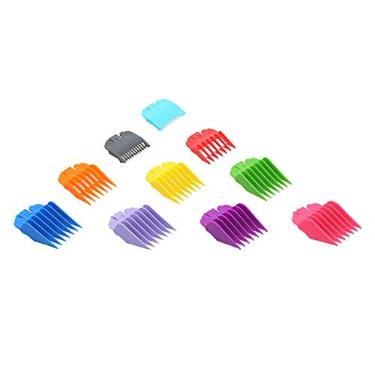 Imagem de LAURAG Pente para máquina de cortar cabelo 8 PCS Guia de Máquina de Cortar Cabelo Conjunto de Pentes para Cortadores de Cabelo Wahl Limites Pentes Aparadores de Pêlos Guardas Anexos Conjunto de Ferram