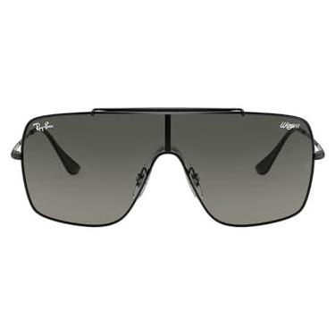 Imagem de Óculos de Sol Ray-Ban Wings Ii 0RB3697 002/11 Tam 35 / Preto - Lentes Cinza Gradiente