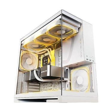 Imagem de Gabinete Gamer Geometric Future Model 5 Branco com 5 Fans