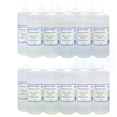 Imagem de Kit 20 Álcool Isopropilico 1L - 99,8% Isopropanol Limpeza Eletrônica, 