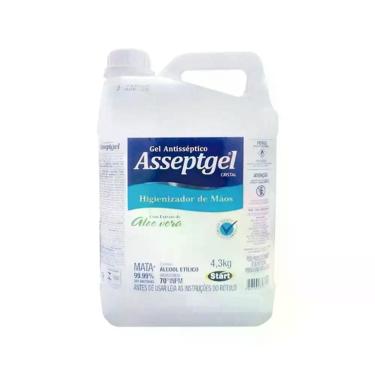 Imagem de Higienizador Antisséptico ASSEPTGEL Start 4,3Kg - Asseptgel  Start Quí