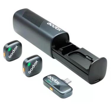 Imagem de Microfone Sem Fio Godox Cube Sc Usb C Lapela 2.4ghz Preto