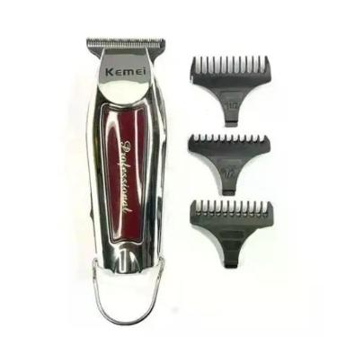 Imagem de Maquininha Pezinho Profissional Cabeleireiro110/220 Original - Kemei,