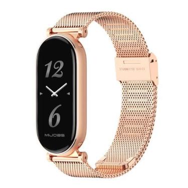 Imagem de MIJOBS Pulseira de substituição respirável para Xiaomi Mi Band 10/9/8 para Mi Fit Band 9 SmartWatch para mulheres e homens