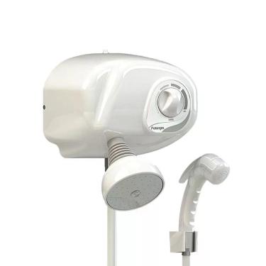 Imagem de Chuveiro Cardal Potenza Multitemperaturas Com Pressurizador Branco 220v (7800w)