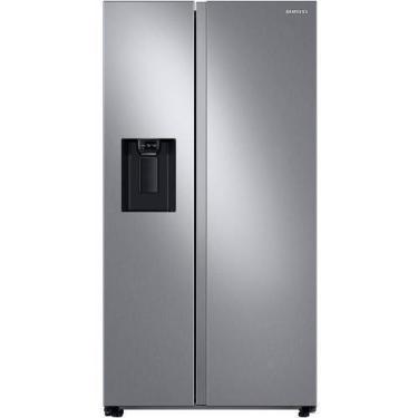 Imagem de Geladeira Side By Side 628 Litros Dispenser Água e Gelo Inox Samsung,