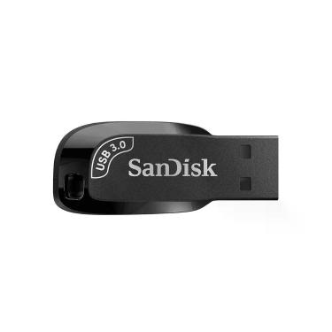 Imagem de Pendrive Ultra Shift SDCZ410-128G-G46 USB 3.0 128GB Leitura Até 100 MB-S Compacto Portátil Preto Sandisk