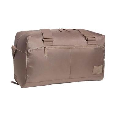Imagem de adidas Bolsa esportiva premium Lounge para viagens e academia, marrom-giz, One Size, Bolsa esportiva