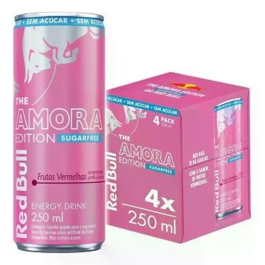 Imagem de Pack de 4 latas Red Bull Energético, Amora Edition, Frutas V