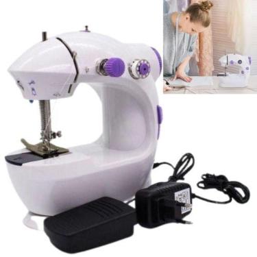 Imagem de Máquina de Costura Portátil, Compacta e Ideal para Reparos Caseiros Si