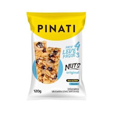 Imagem de PINATI Barra de Castanhas NUTS Original Leve 4 Pague 3 120g - 4 unidades