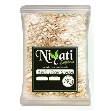 Imagem de Aveia Flocos Grossos Safra Nova 1 Kg Rápido - Niyati