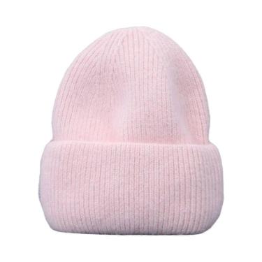 Imagem de Gorro Feminino De Inverno Em Pele De Coelho Genuína, Quente E Moderno,