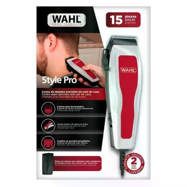 Imagem de Máquina de Cortar Cabelo Profissional Wahl Style Pro 127V Lâmina de Aç