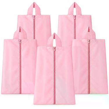 Imagem de 5 Bolsa Porta Sapato Viagem Nécessaire Tenis Calçado Roupa Mochila Ros