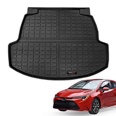 Imagem de Jdeymat Tapetes para Toyota Corolla Sedan 2020-2023, Borracha TPE Preta, Proteção para Todos os Climates, Fácil de Limpar