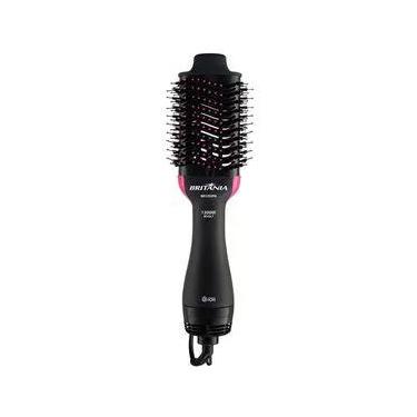Imagem de Escova Secadora Britânia BEC02PR Cabo Giratório Bivolt 1300W - Preta e Rosa