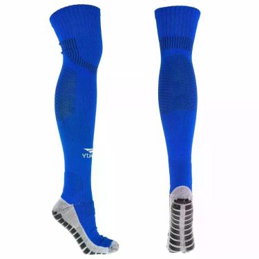 Imagem de Meião Antiderrapante Penalty Grip Max Futebol Society Futsal, Azul, 39