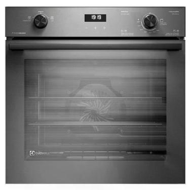 Imagem de Forno a Gás Embutir Electrolux OE8GF 80L 1700W Grill Painel Full Touch Perfectcook360 Cinza 220V