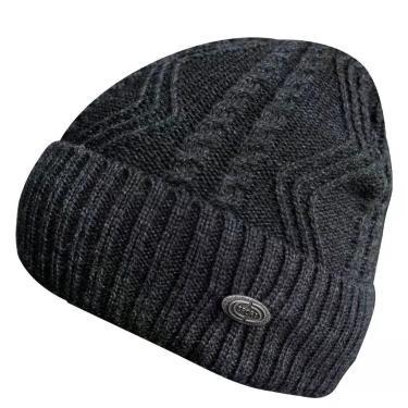 Imagem de Touca Gorro Adulto Peluciada Cinza Escuro Tamanho único
