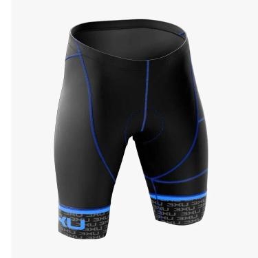 Imagem de Bermuda Masculina para Ciclismo Refactor 3XU Multiplied Bike, Azul, GG