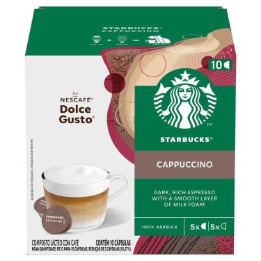 Imagem de Café em Cápsula Cappuccino Starbucks Dolce Gusto 10und - Dolce Gusto N
