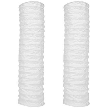 Imagem de Beaupretty 2 peças Abajur de chão, estilo europeu, cobertura de luz estilo japonês, lâmpadas de pé para sala de estar