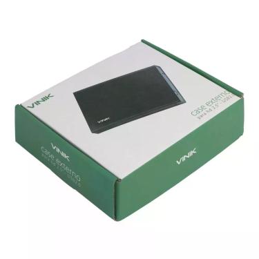 Imagem de Case Externo para SSD CHDA-100 Alumínio USB 2.0 Compatível HD 2.5" Preto Vinik