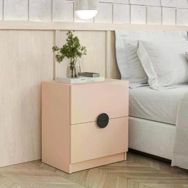 Imagem de Mesa de Cabeceira Planejada 2 Gavetas Joy CabeCasa MadeiraOriginals Ro