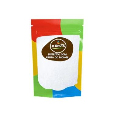 Imagem de Adoçante Eritritol com Fruta do Monge Zero Kcal 500gr - X Roots