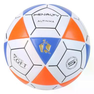 Imagem de Bola de Futevôlei Altinha XXI com Tecnologia Ultra Fusion e sem Costura Laranja Penalty