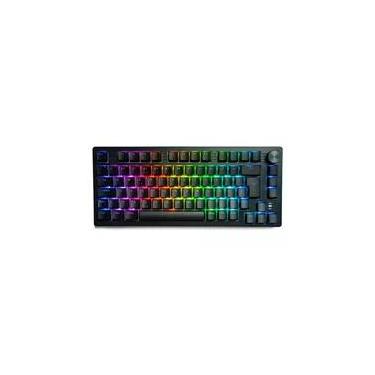 Imagem de Teclado Sem Fio Mecânico Gamer Husky Nomadic, RGB, Switch Gateron G Pro Brown, Bluetooth, ABNT2, Preto - HTG800PTMA