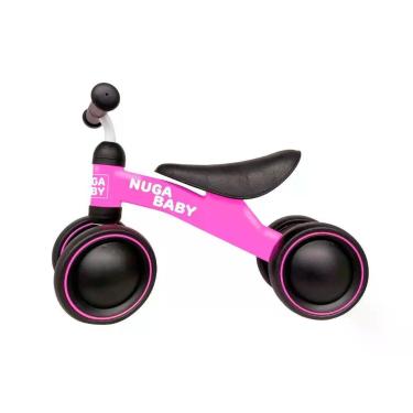 Imagem de Bicicleta Infantil Nuga Sem Pedal 4 Rodas - Rosa