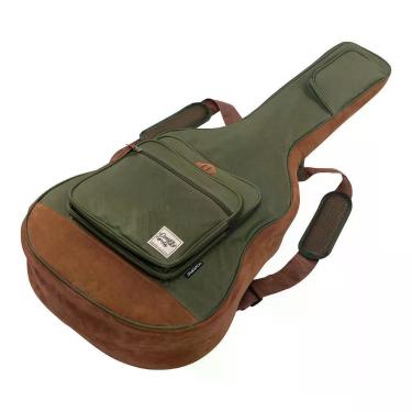 Imagem de Bag para Violão IAB541-MGN Powerpad Revestimento Acolchoado 4 Compartimentos Verde Musgo Ibanez