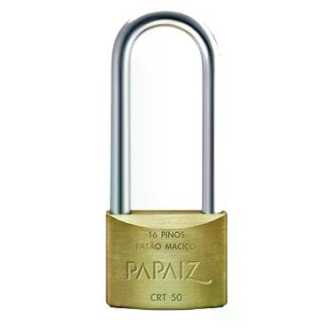 Imagem de Cadeado Haste Longa Cromado 50-50 - 0100501 - Papaiz