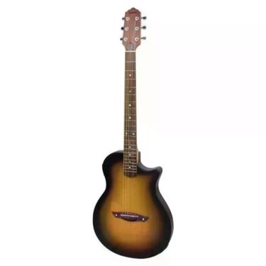Imagem de Violão Giannini Stage Sts Spc Elétrico Flat Ceq Aço Tobacco Sunburst [f002]