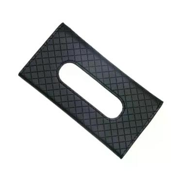 Imagem de Caixa De Armazenamento De Lenços De Papel Em Couro Para Carro, Bolsa D