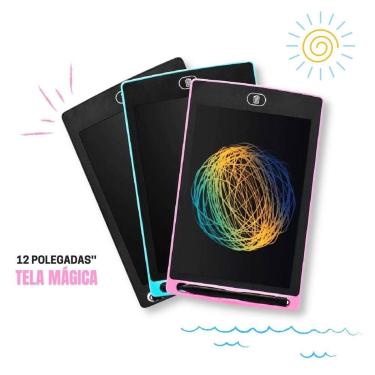 Imagem de Lousa Digital 12 Polegada Lcd Infantil P/escrever- Desenhar - ECOM, Ve